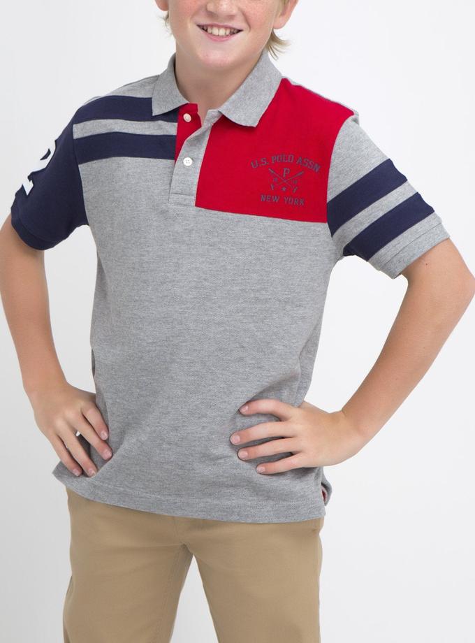 USPA BOYS COLORBLOCK POLO SHIRT High Quality