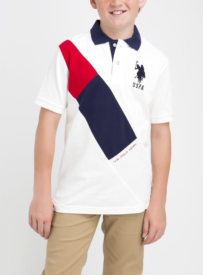 USPA BOYS DIAGONAL POLO SHIRT Best Buy