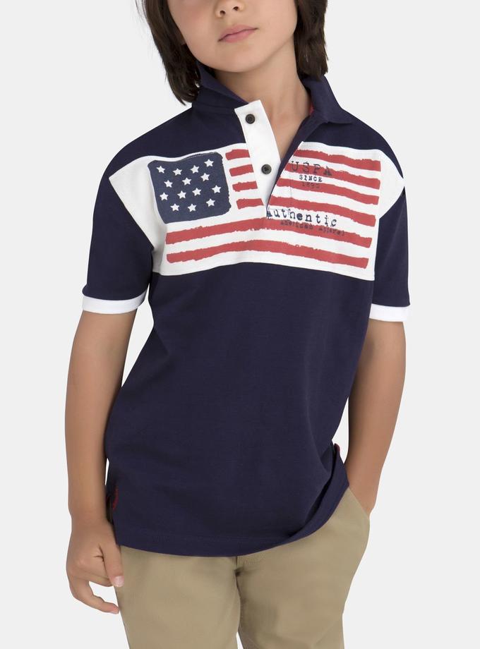 USPA BOYS FLAG POLO SHIRT Best Seller