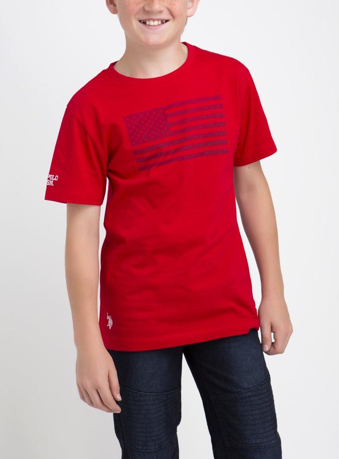 USPA BOYS FLAG PRINT T-SHIRT Best Buy