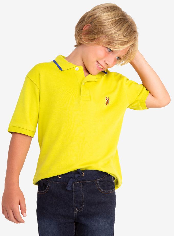 USPA BOYS INTERLOCK POLO SHIRT Free shipping