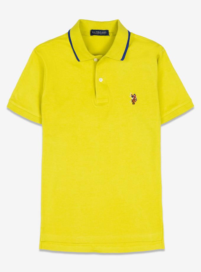 USPA BOYS INTERLOCK POLO SHIRT Free shipping