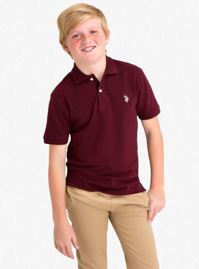 USPA BOYS LOGO PIQUE POLO SHIRT New Arrival