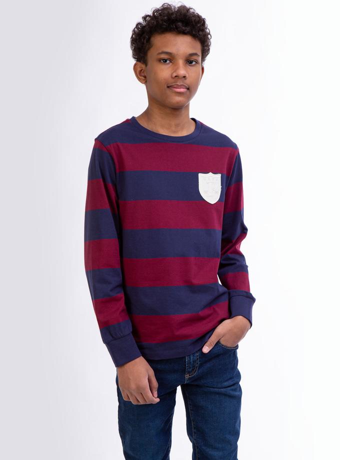 USPA BOYS LONG SLEEVE RUGBY T-SHIRT Same Day Delivery