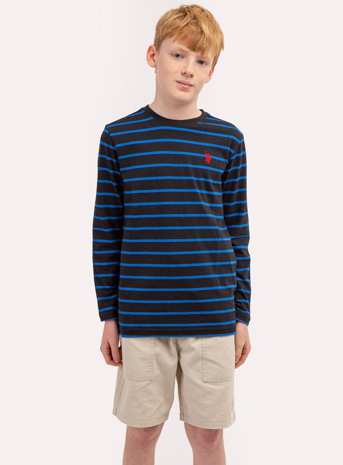 USPA BOYS LONG SLEEVE STRIPE T-SHIRT New Arrival