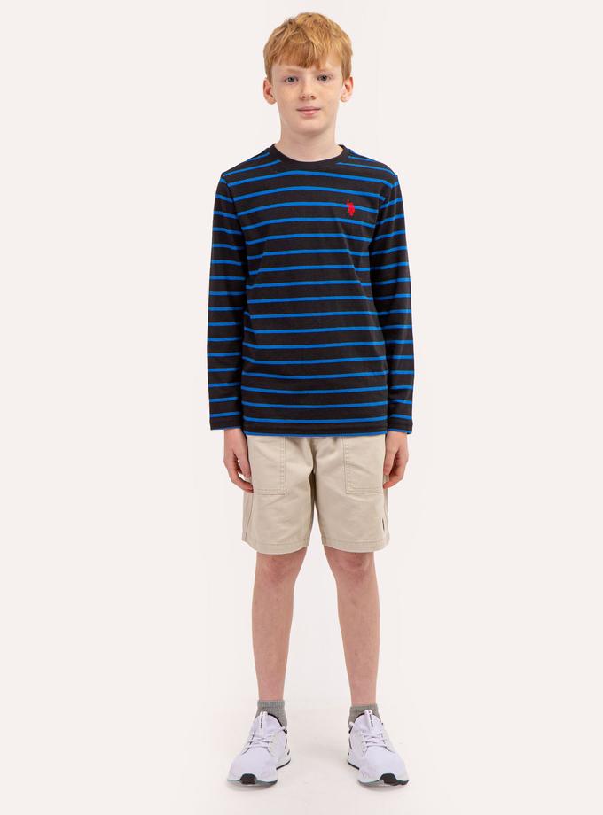 USPA BOYS LONG SLEEVE STRIPE T-SHIRT New Arrival