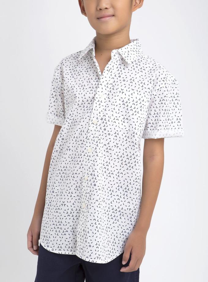 USPA BOYS ORIGAMI PRINT SHIRT Free shipping