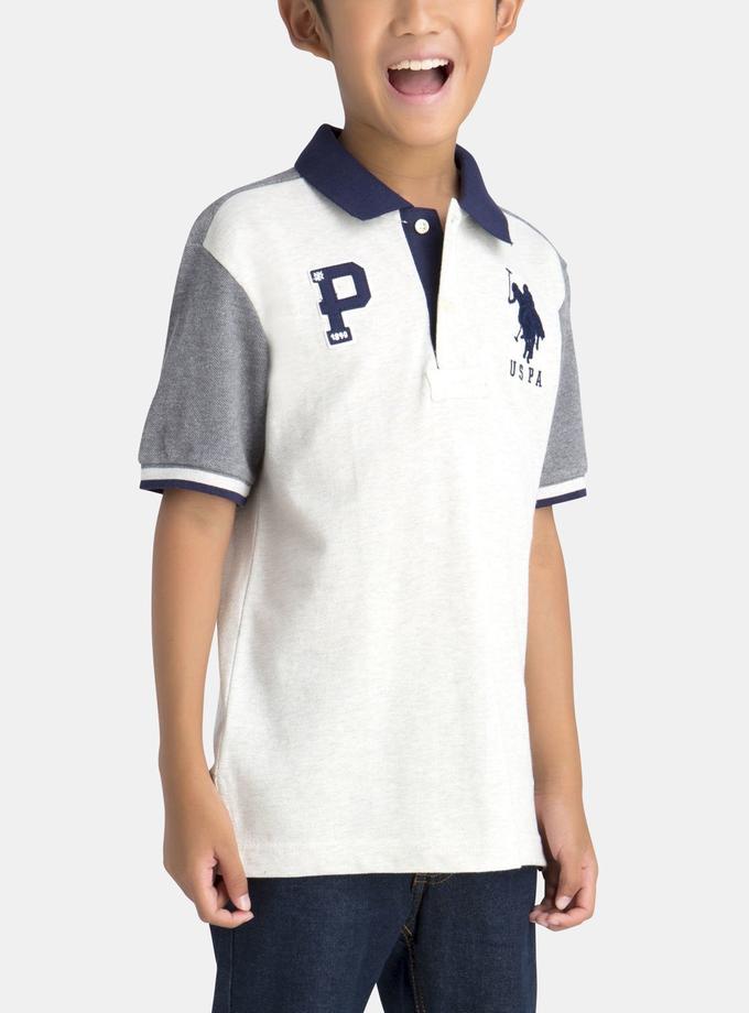 USPA BOYS PATCH PIQUE POLO SHIRT Best Seller