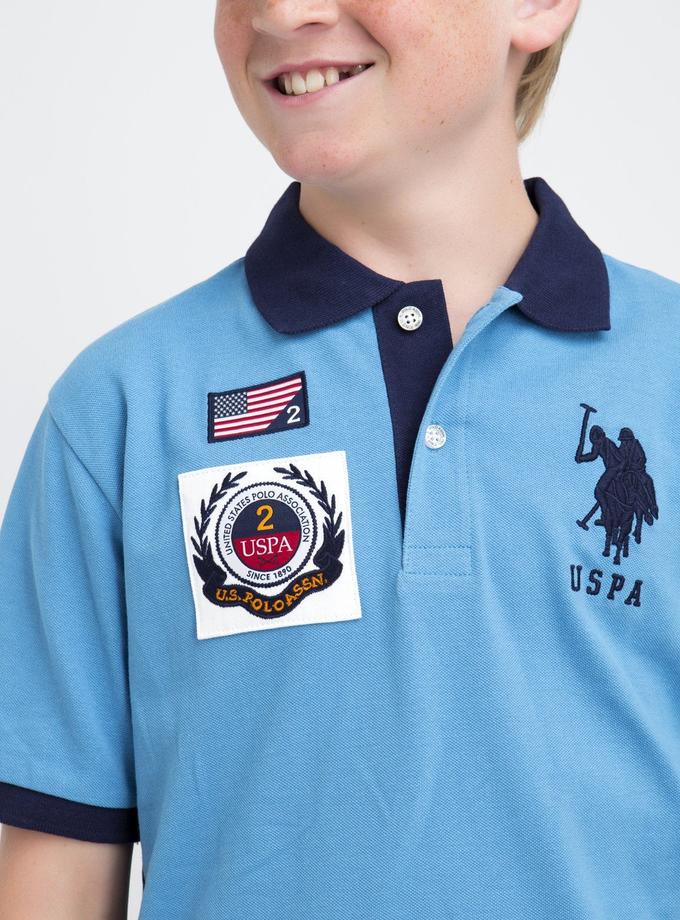 USPA BOYS PATCH POLO SHIRT Free shipping