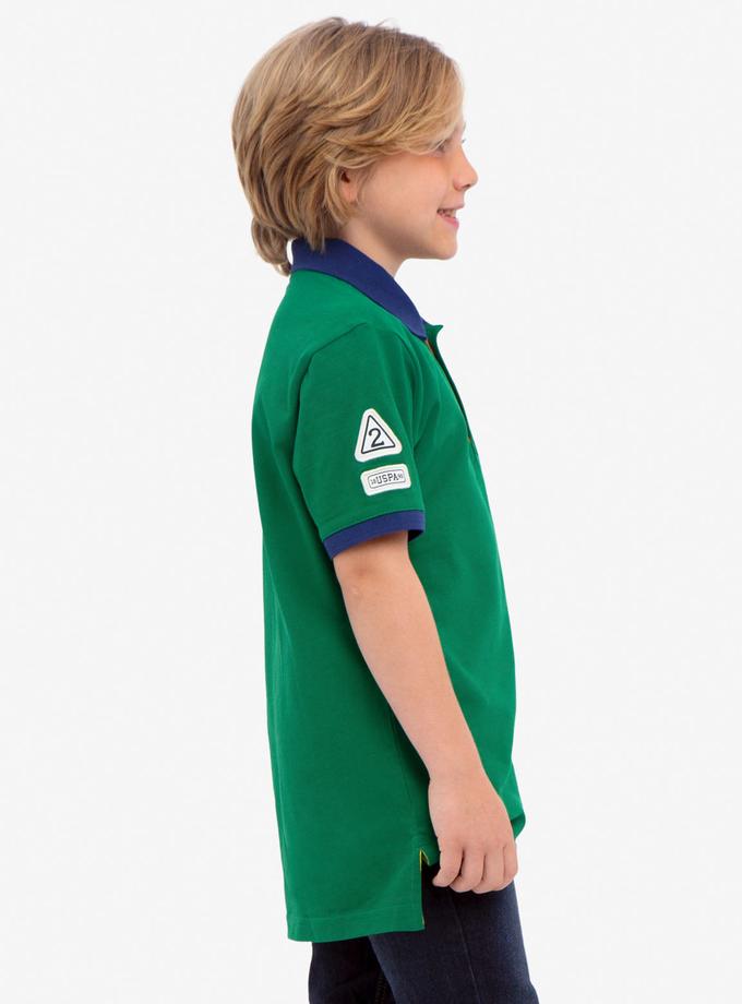 USPA BOYS PIQUE VERTICAL COLORBLOCK POLO SHIRT Free shipping