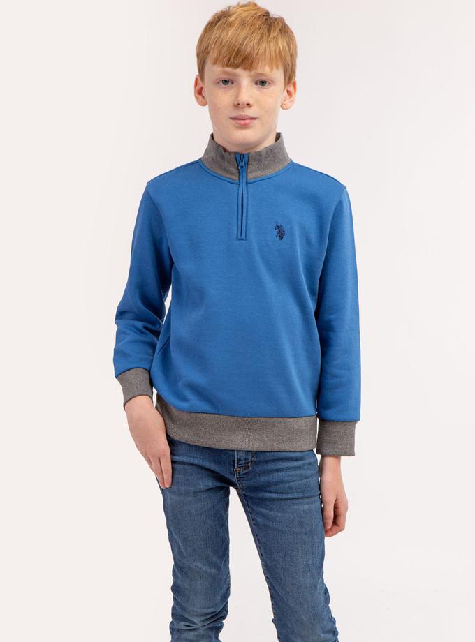 USPA BOYS QUARTER ZIP FLEECE PULLOVER Free shipping