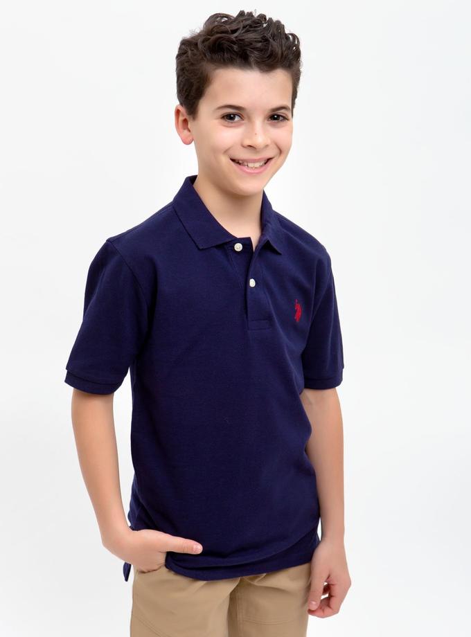 USPA BOYS SMALL LOGO POLO SHIRT On Sale