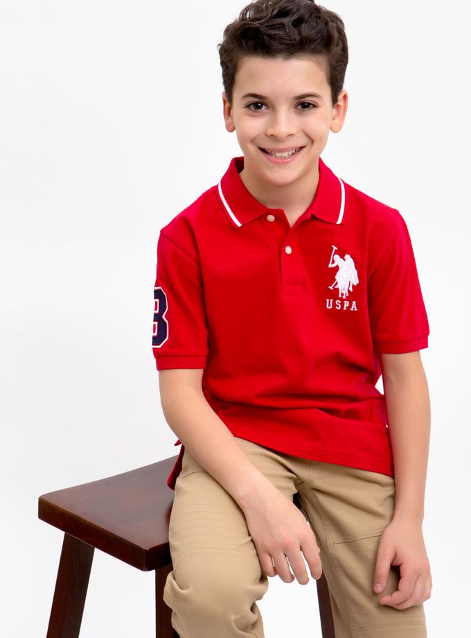 USPA BOYS SOLID COLLAR POLO SHIRT Best Buy