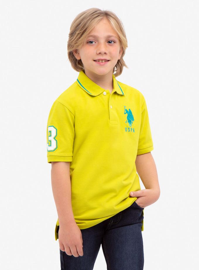 USPA BOYS SOLID COLLAR POLO SHIRT Best Price