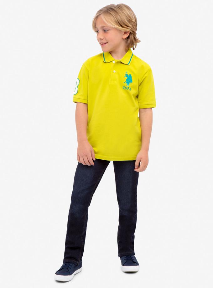 USPA BOYS SOLID COLLAR POLO SHIRT Best Price