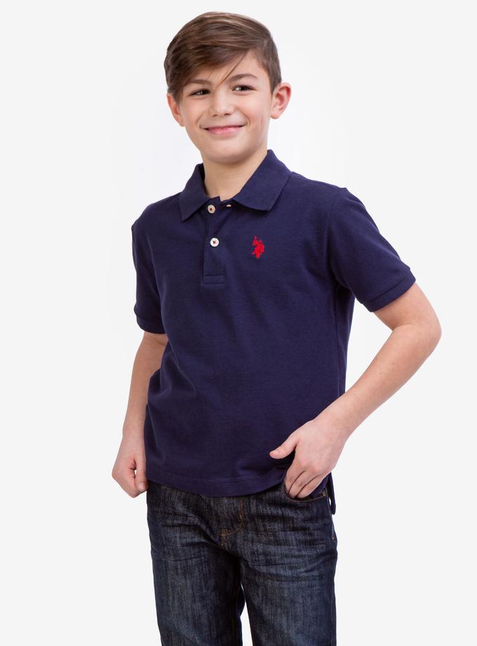 USPA BOYS SOLID PIQUE POLO SHIRT For Sale