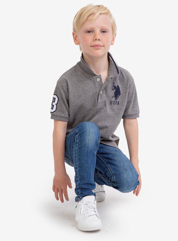 USPA BOYS SOLID PIQUE POLO SHIRT Free shipping