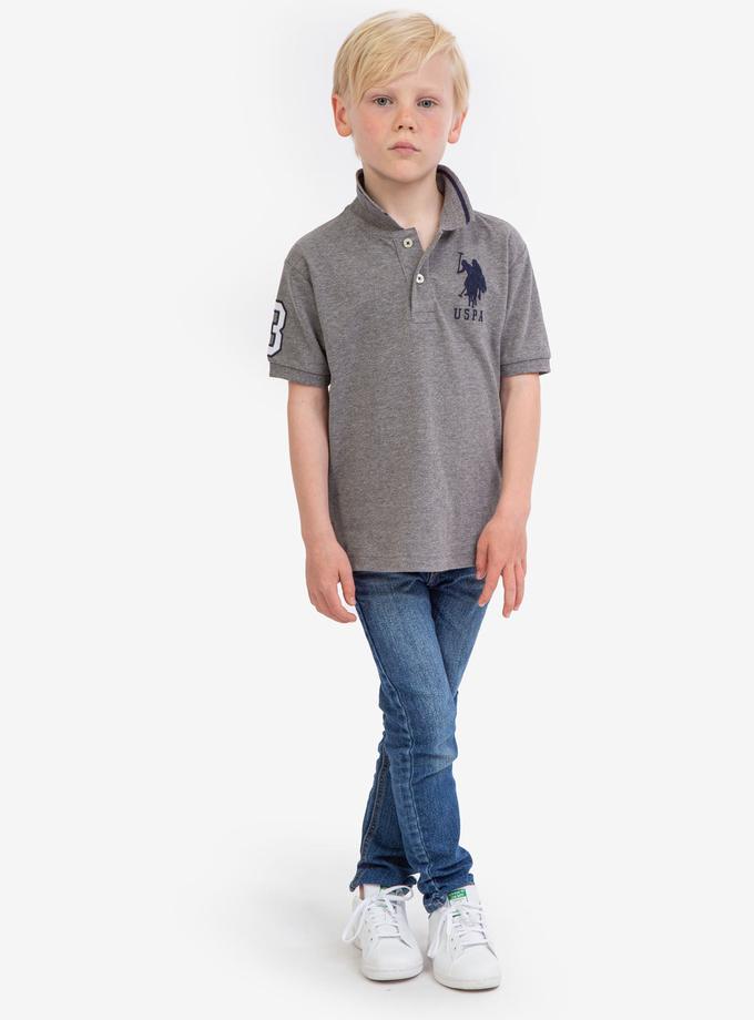 USPA BOYS SOLID PIQUE POLO SHIRT Free shipping