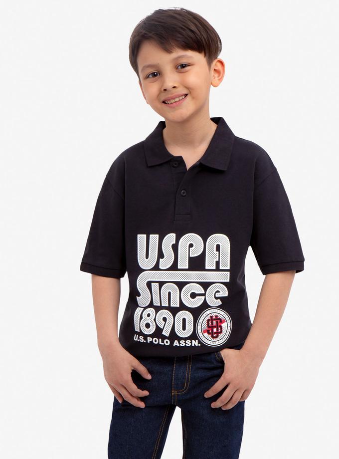 USPA BOYS SOLID PIQUE POLO SHIRT On Sale