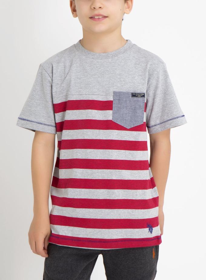 USPA BOYS STRIPED T-SHIRT On Sale