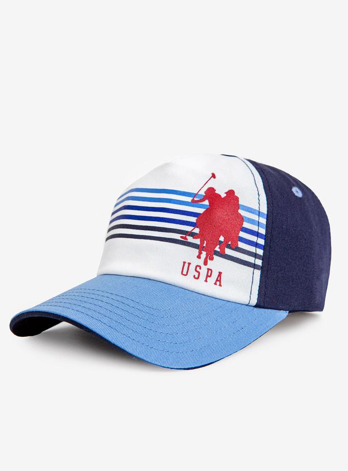 USPA BOYS SURF STRIPE LOGO BASEBALL CAP High Quality