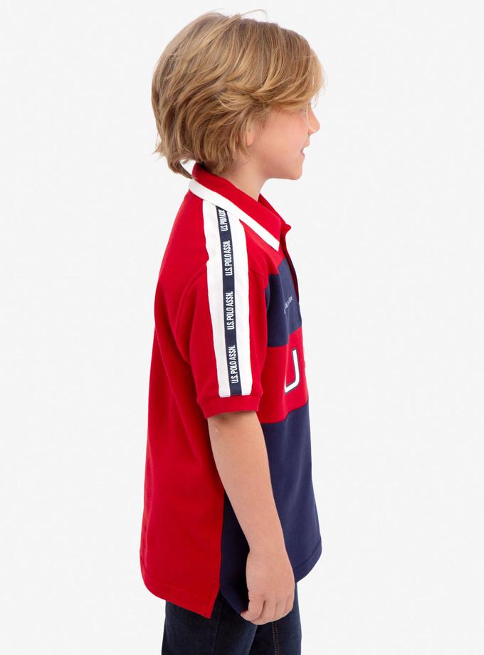 USPA BOYS USA COLORBLOCK PIQUE POLO SHIRT On Sale