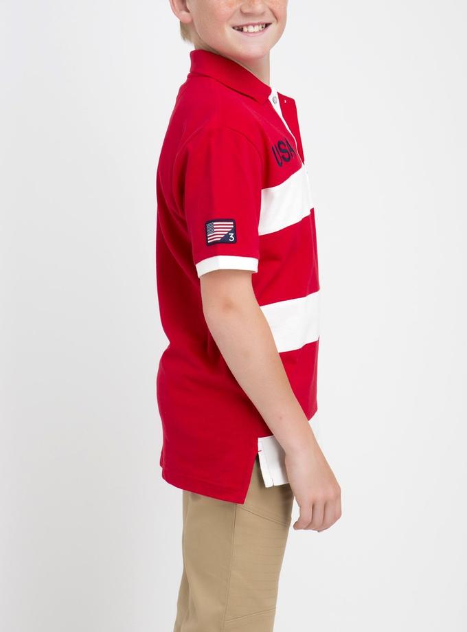 USPA BOYS USA RUGBY POLO SHIRT For Sale