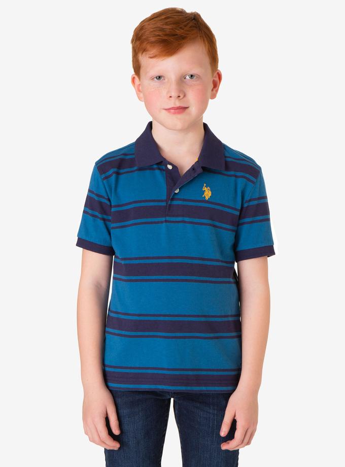 USPA BOYS YARN DYE MULTI STRIPE POLO SHIRT Best Price