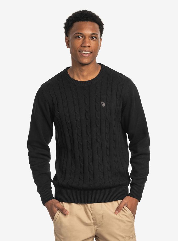 USPA CABLE CREW NECK SWEATER New Arrival