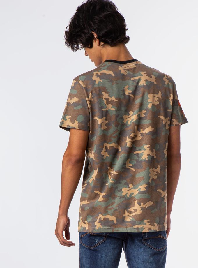 USPA CAMO FLAG CREW NECK T-SHIRT New Arrival