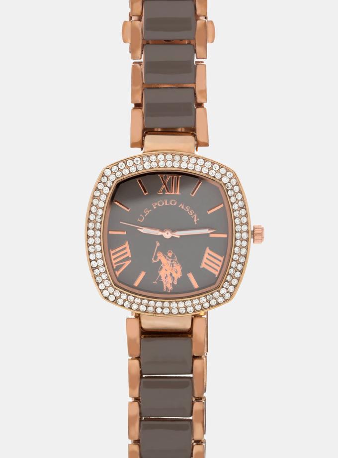 USPA CHAIN WATCH WITH DIAMOND FACE High Quality