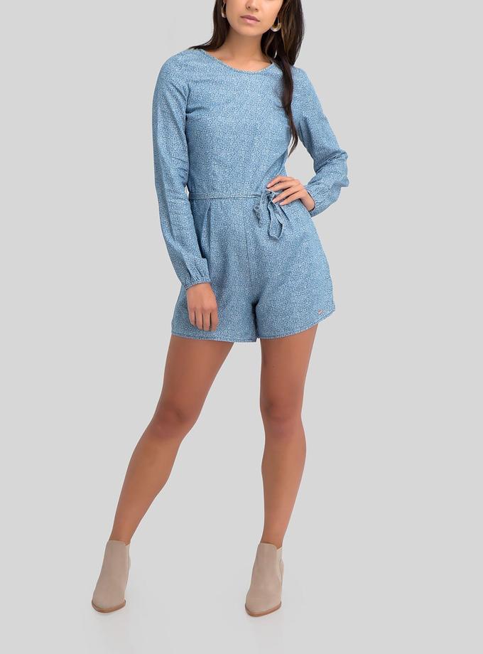 USPA CHAMBRAY LONG SLEEVE ROMPER Best Buy