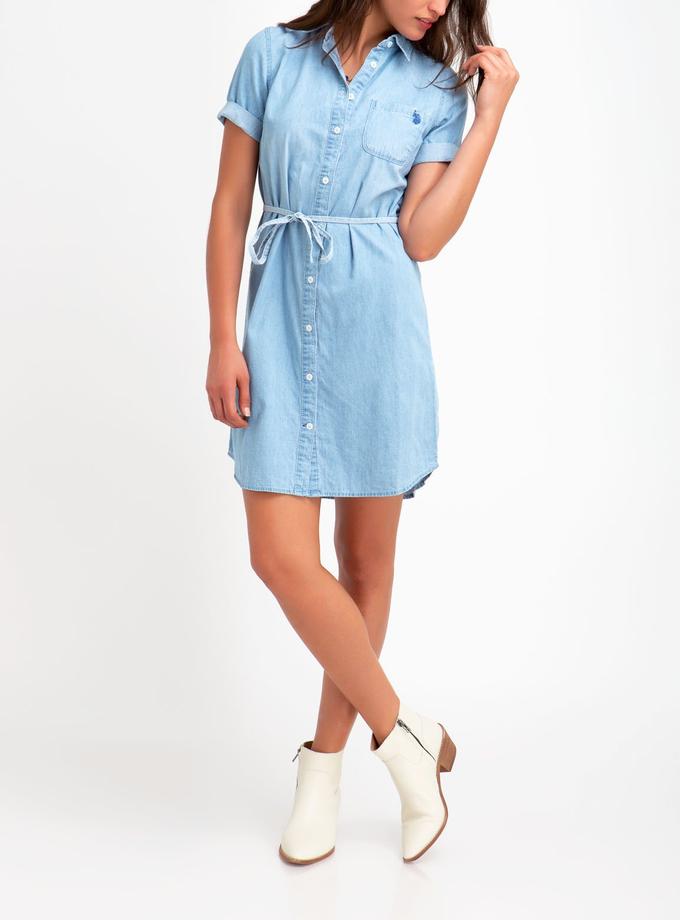 USPA CHAMBRAY SHIRT DRESS Free shipping