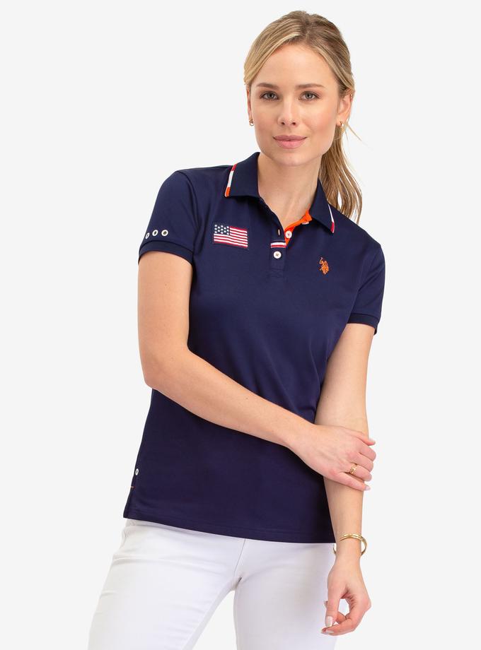 USPA CHEST FLAG POLO SHIRT On Sale