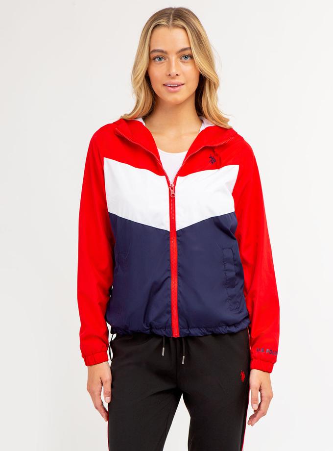 USPA CHEVRON HOODED ZIP FRONT JACKET Best Seller