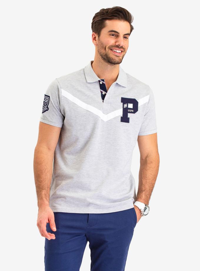 USPA CHEVRON STRIPE POLO SHIRT Best Seller