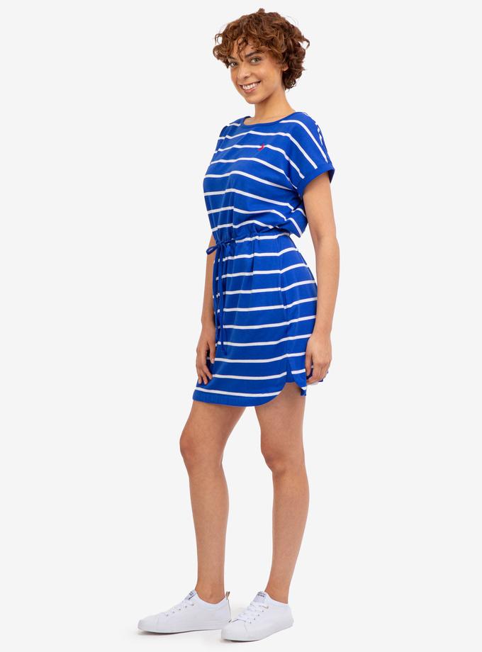 USPA CINCH WAIST STRIPE DOLMAN DRESS Best Buy