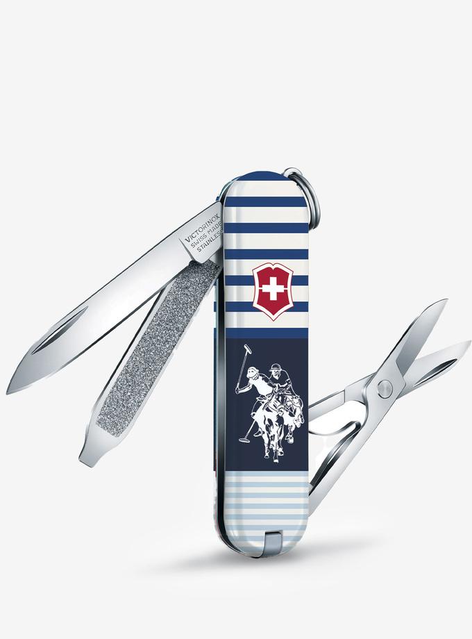 USPA CLASSIC BLOCKED STRIPES 58MM SWISS ARMY POCKET KNIFE High Quality