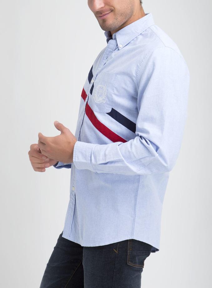 USPA CLASSIC FIT DIAGONAL SHIRT IN OXFORD For Sale