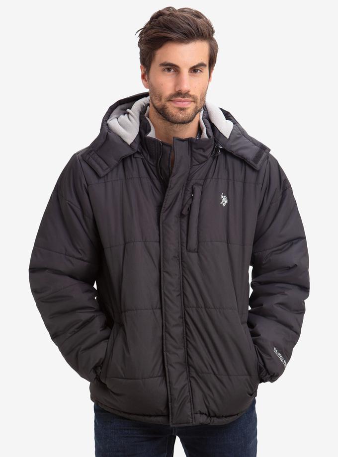 USPA CLASSIC FLEECE LINED BUBBLE PUFFER COAT Best Buy