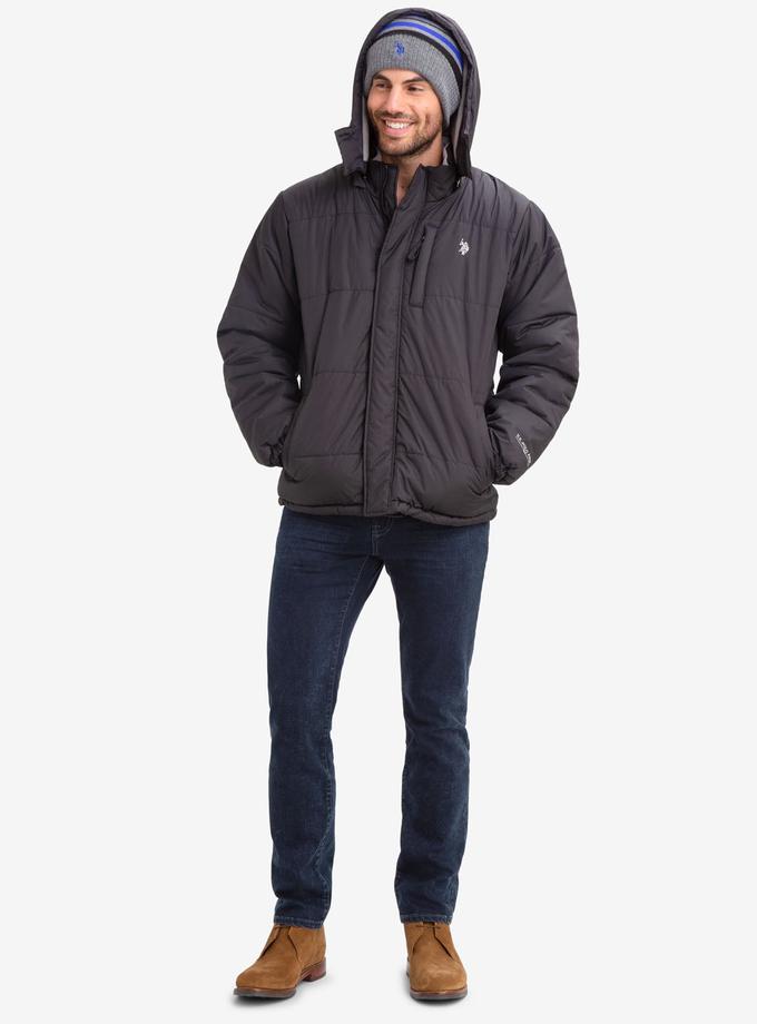 USPA CLASSIC FLEECE LINED BUBBLE PUFFER COAT Best Buy