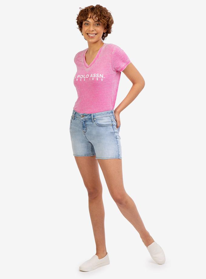 USPA CLASSIC MID RISE DENIM SHORTS Best Price