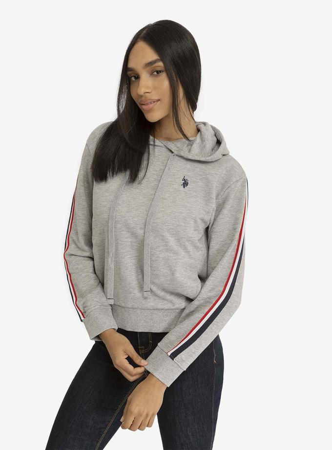 USPA CLASSIC SIGNATURE STRIPE PULLOVER HOODIE On Sale