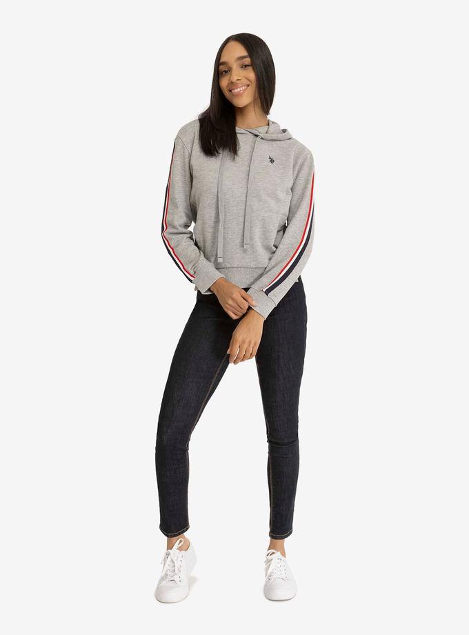 USPA CLASSIC SIGNATURE STRIPE PULLOVER HOODIE On Sale