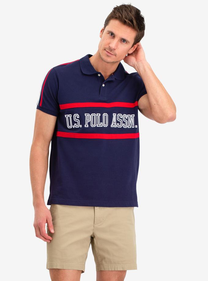 USPA COLORBLOCK CHEST LOGO POLO SHIRT High Quality