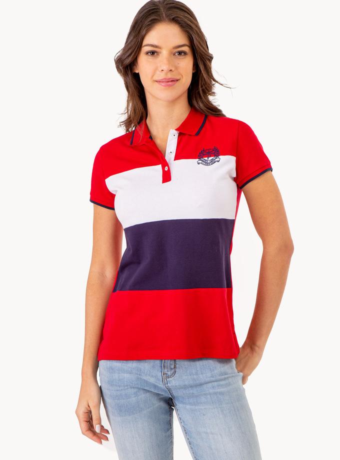 USPA COLORBLOCK CREST LOGO POLO SHIRT New Arrival