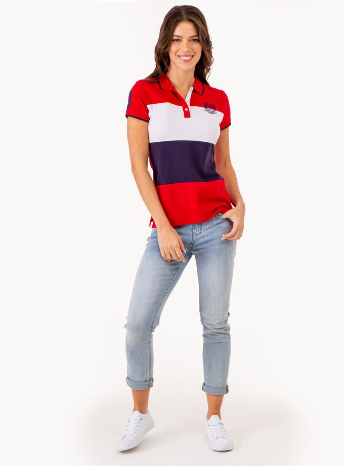 USPA COLORBLOCK CREST LOGO POLO SHIRT New Arrival