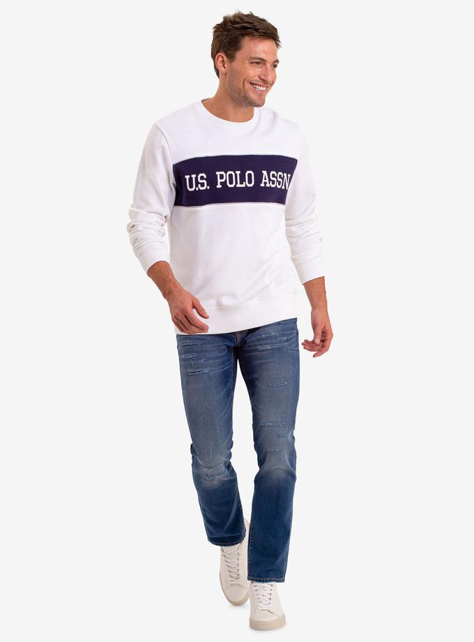 USPA COLORBLOCK CREW NECK SWEAT SHIRT New Arrival