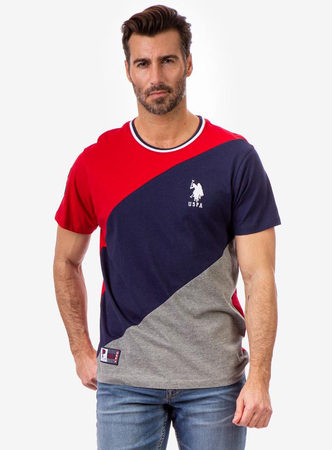 USPA COLORBLOCK CREW NECK T-SHIRT High Quality