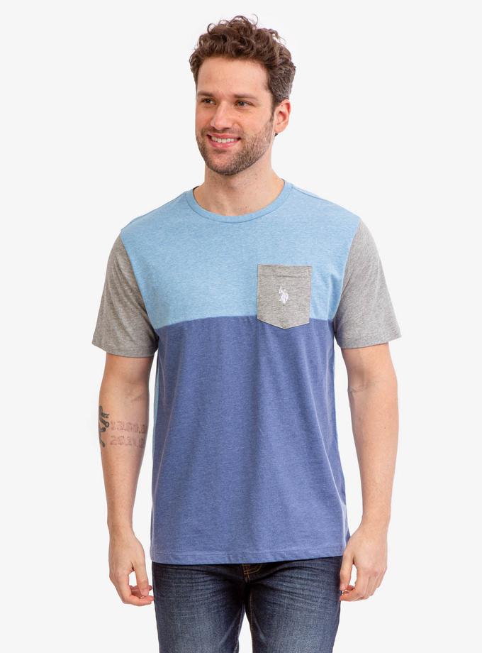 USPA COLORBLOCK JERSEY T-SHIRT WITH POCKET Best Seller